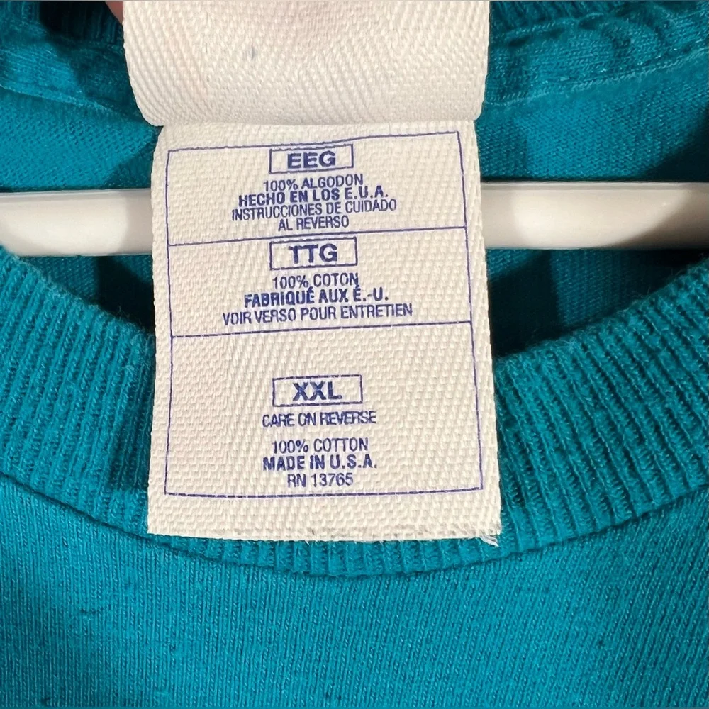 Vintage 1996 Dan Marino Miami Dolphins Single Stitch T Shirt Men’s 2XL USA - Picture 16 of 16